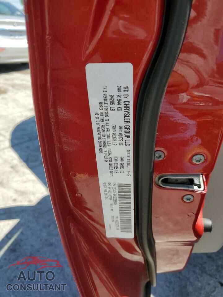 DODGE DART 2013 - 1C3CDFBA1DD295445