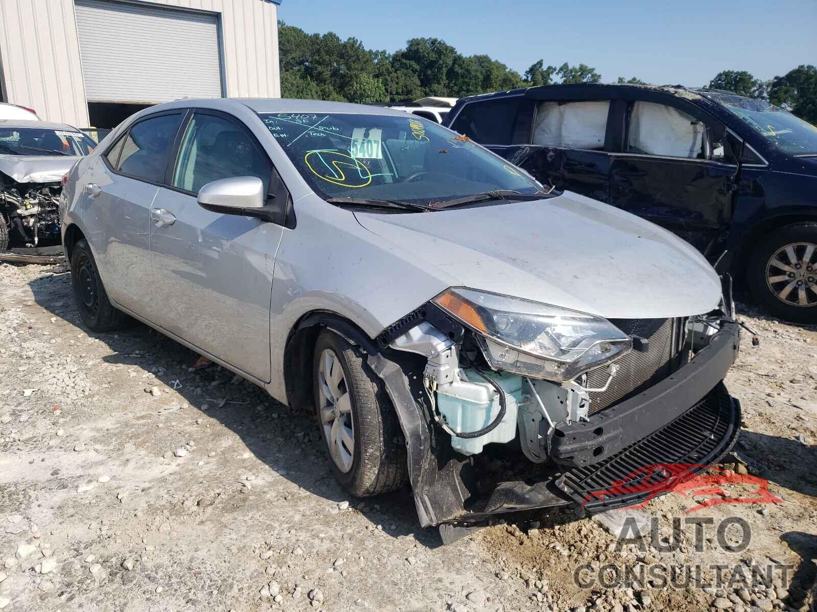 TOYOTA COROLLA 2016 - 2T1BURHE3GC587487