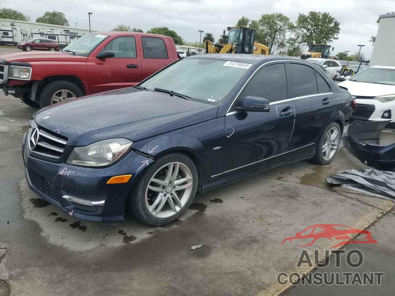 MERCEDES-BENZ C-CLASS 2012 - WDDGF4HB7CA654962