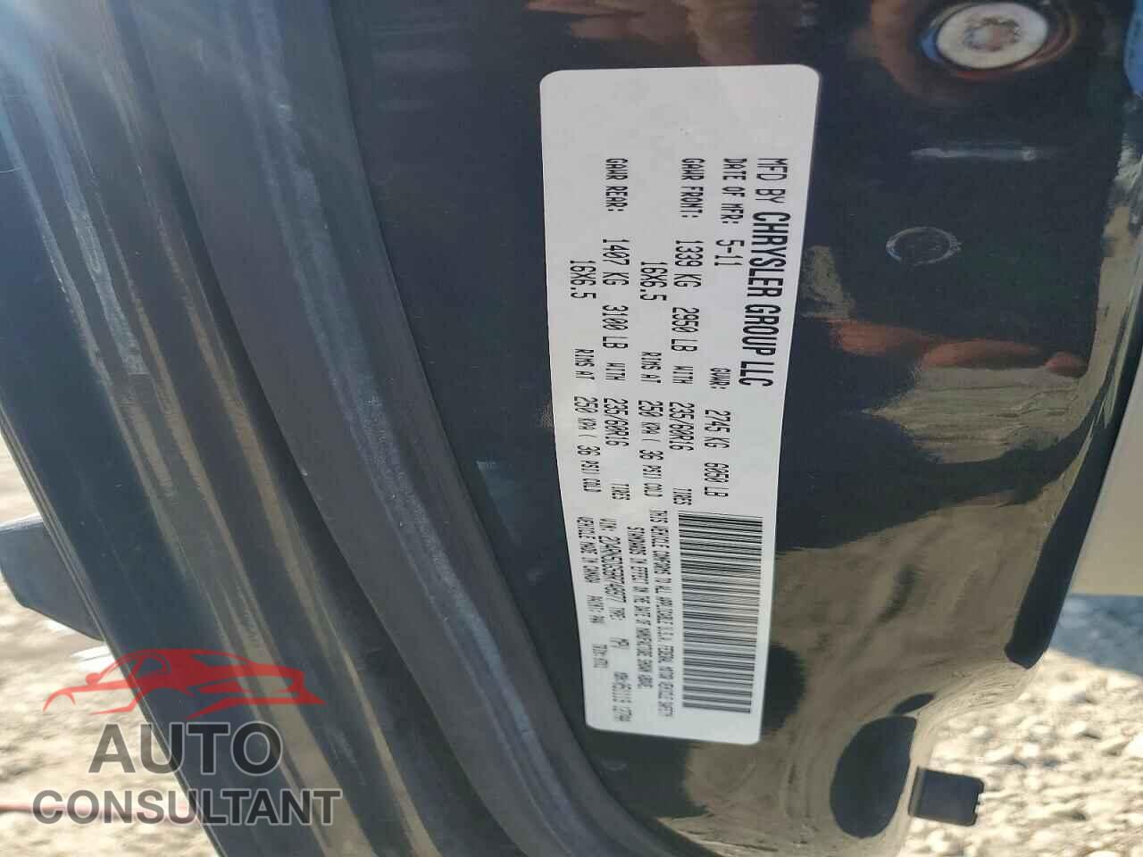 DODGE CARAVAN 2011 - 2D4RN5DG5BR748977