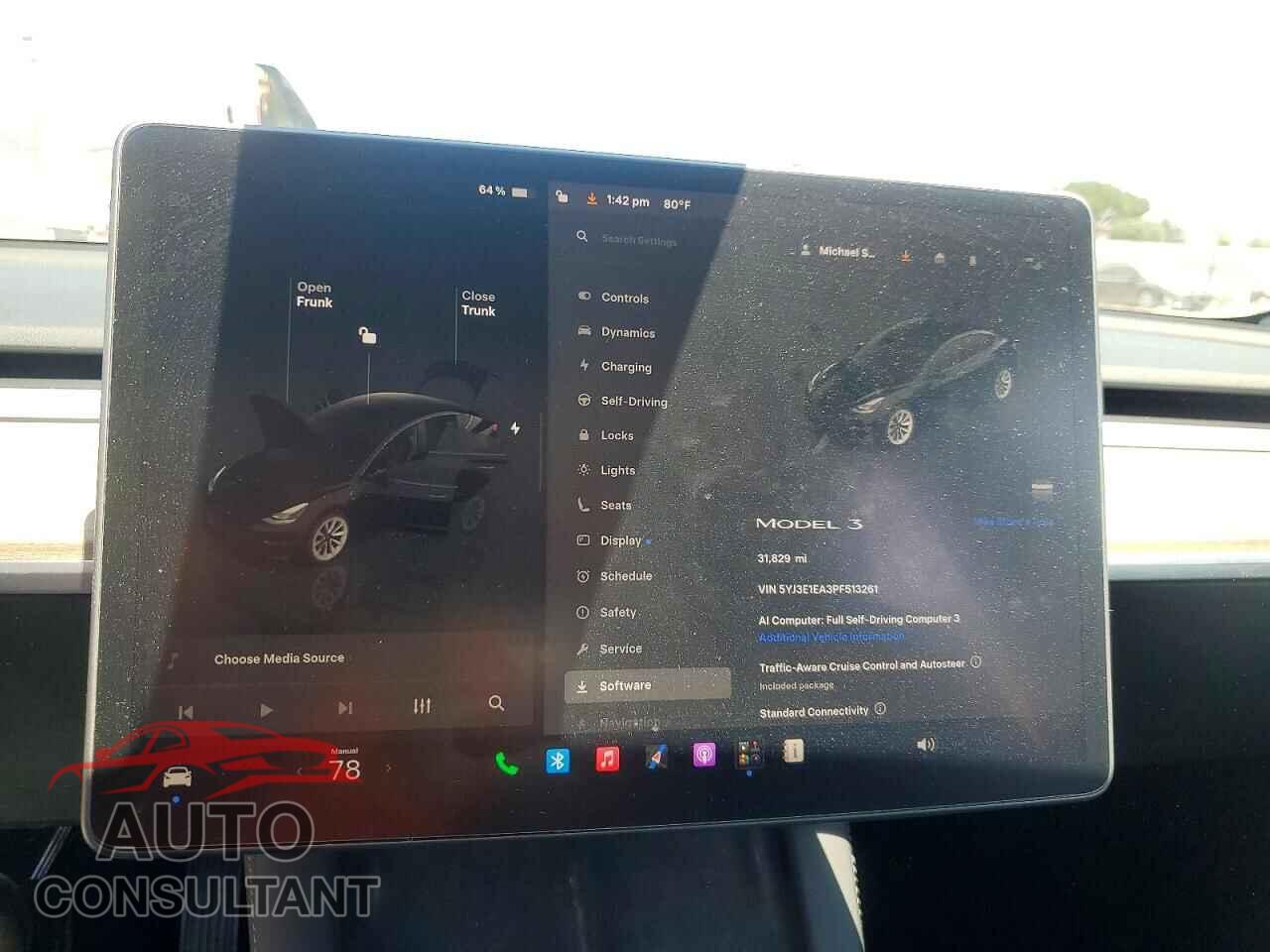 TESLA MODEL 3 2023 - 5YJ3E1EA3PF513261
