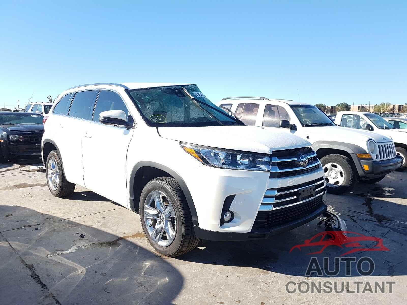 TOYOTA HIGHLANDER 2018 - 5TDYZRFH5JS283326