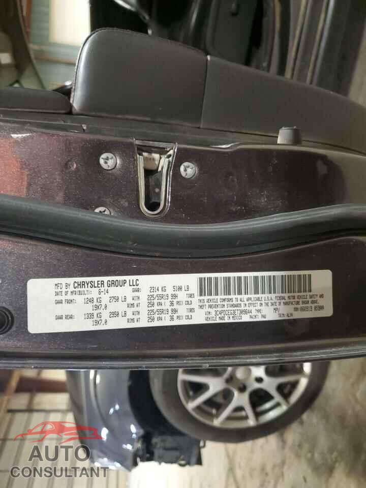 DODGE JOURNEY 2014 - 3C4PDCEG3ET309644