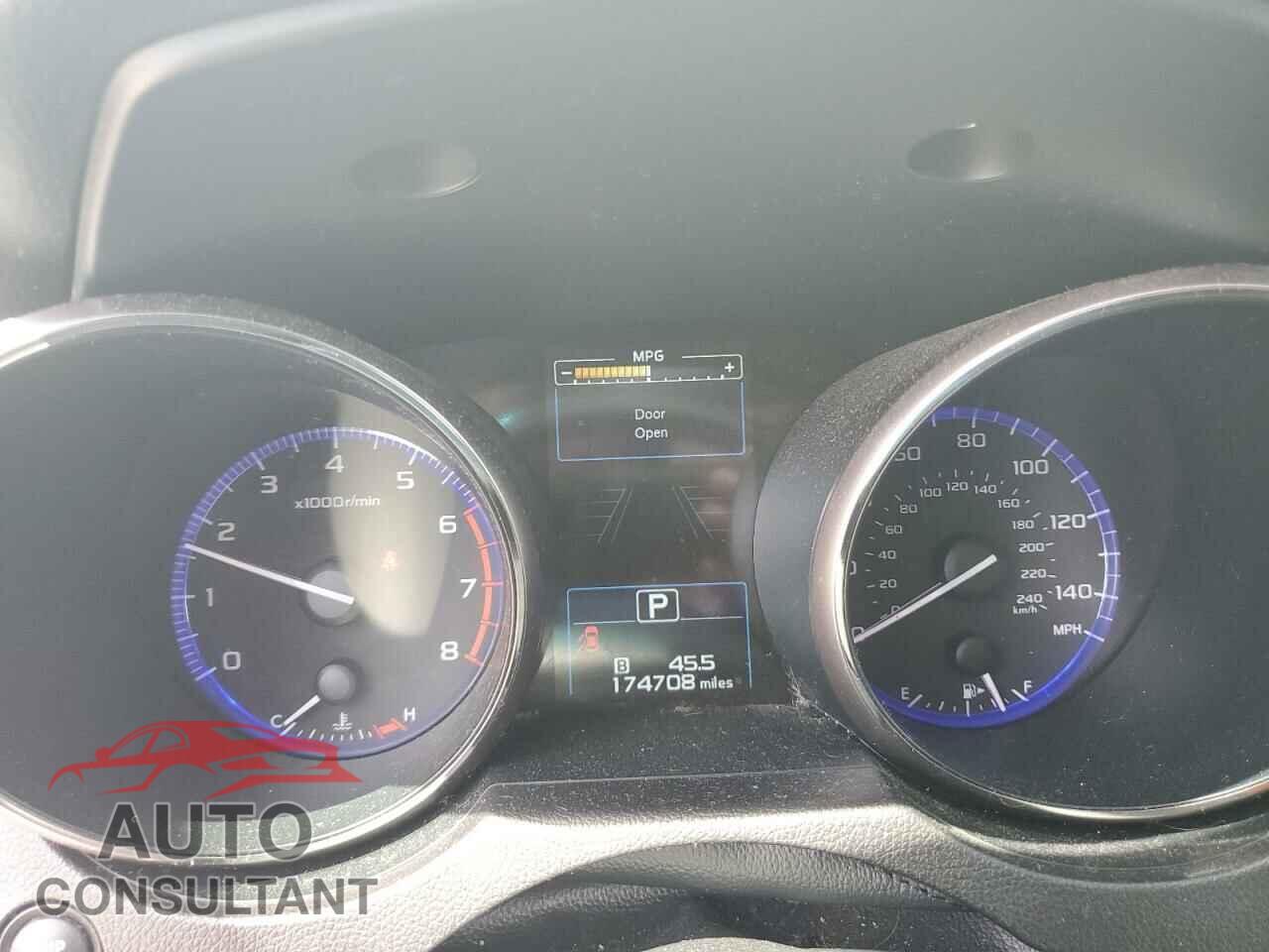 SUBARU OUTBACK 2016 - 4S4BSANC0G3269325