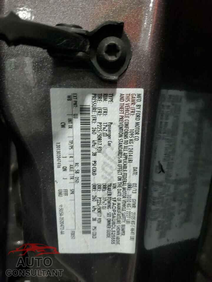 FORD CMAX 2013 - 1FADP5AU8DL525555