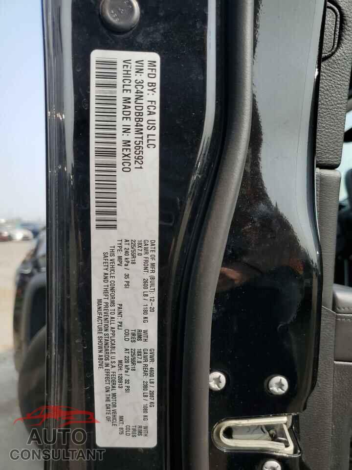 JEEP COMPASS 2021 - 3C4NJDBB4MT565921
