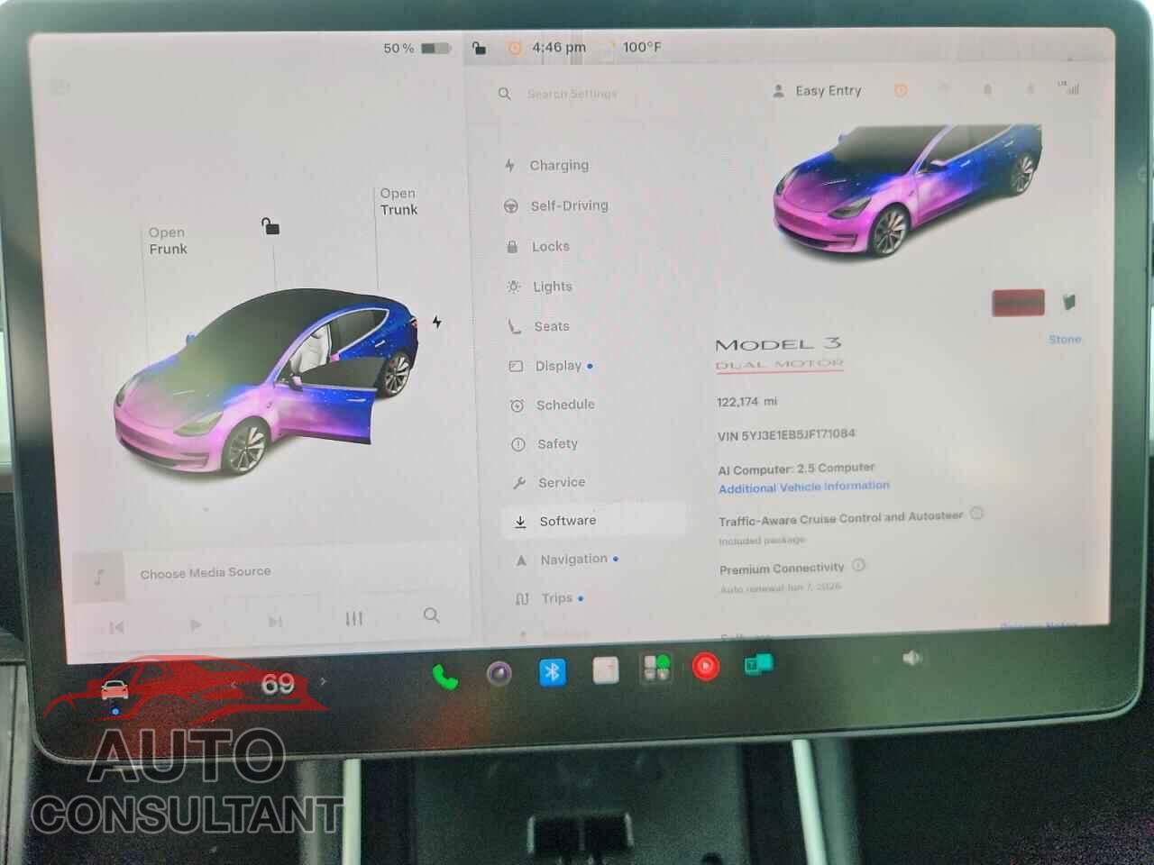 TESLA MODEL 3 2018 - 5YJ3E1EB5JF171084