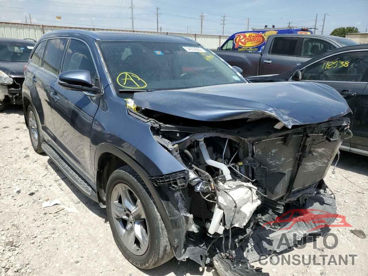 TOYOTA HIGHLANDER 2018 - 5TDDZRFH7JS897342