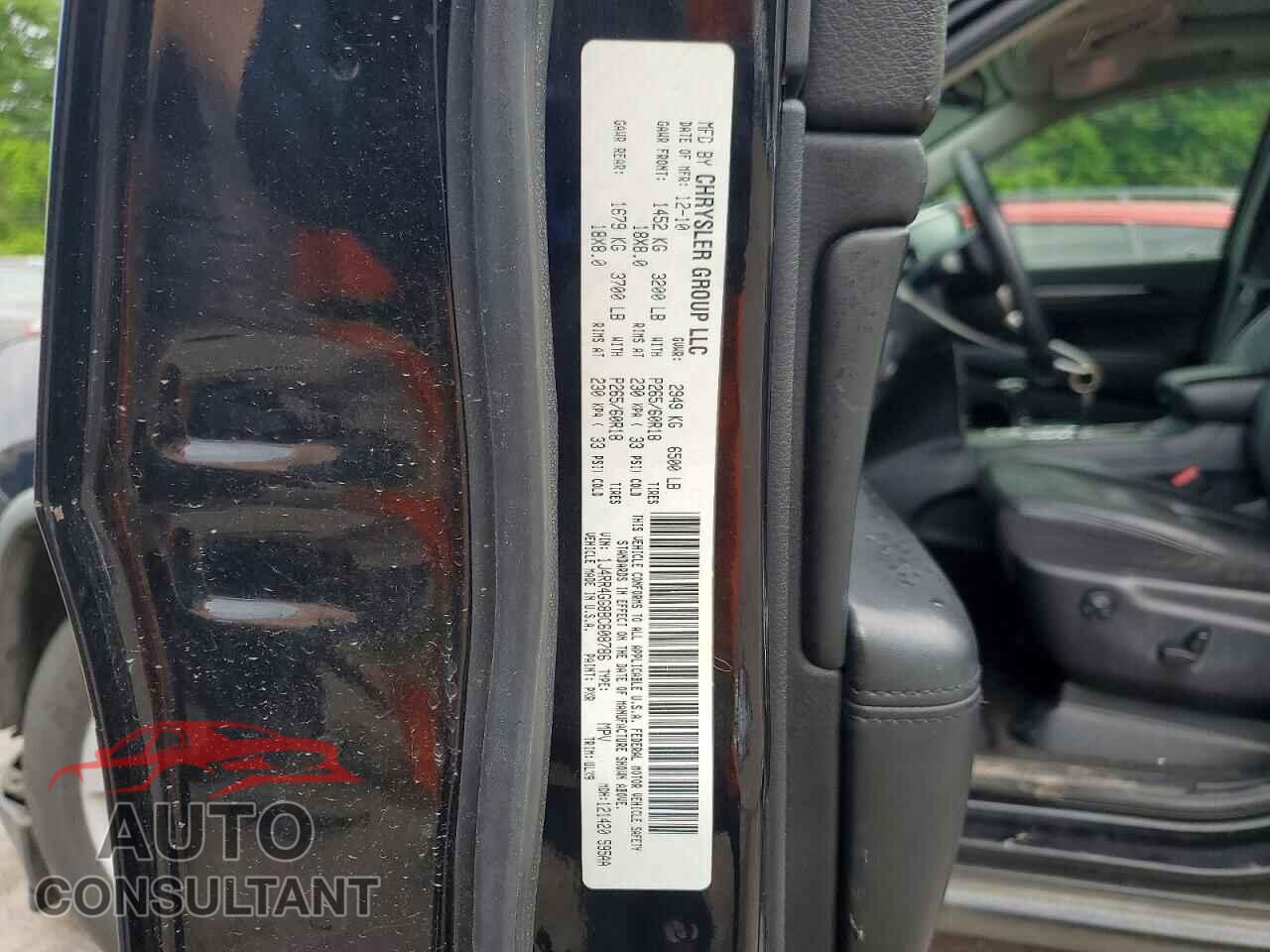 JEEP CHEROKEE 2011 - 1J4RR4GG8BC608786