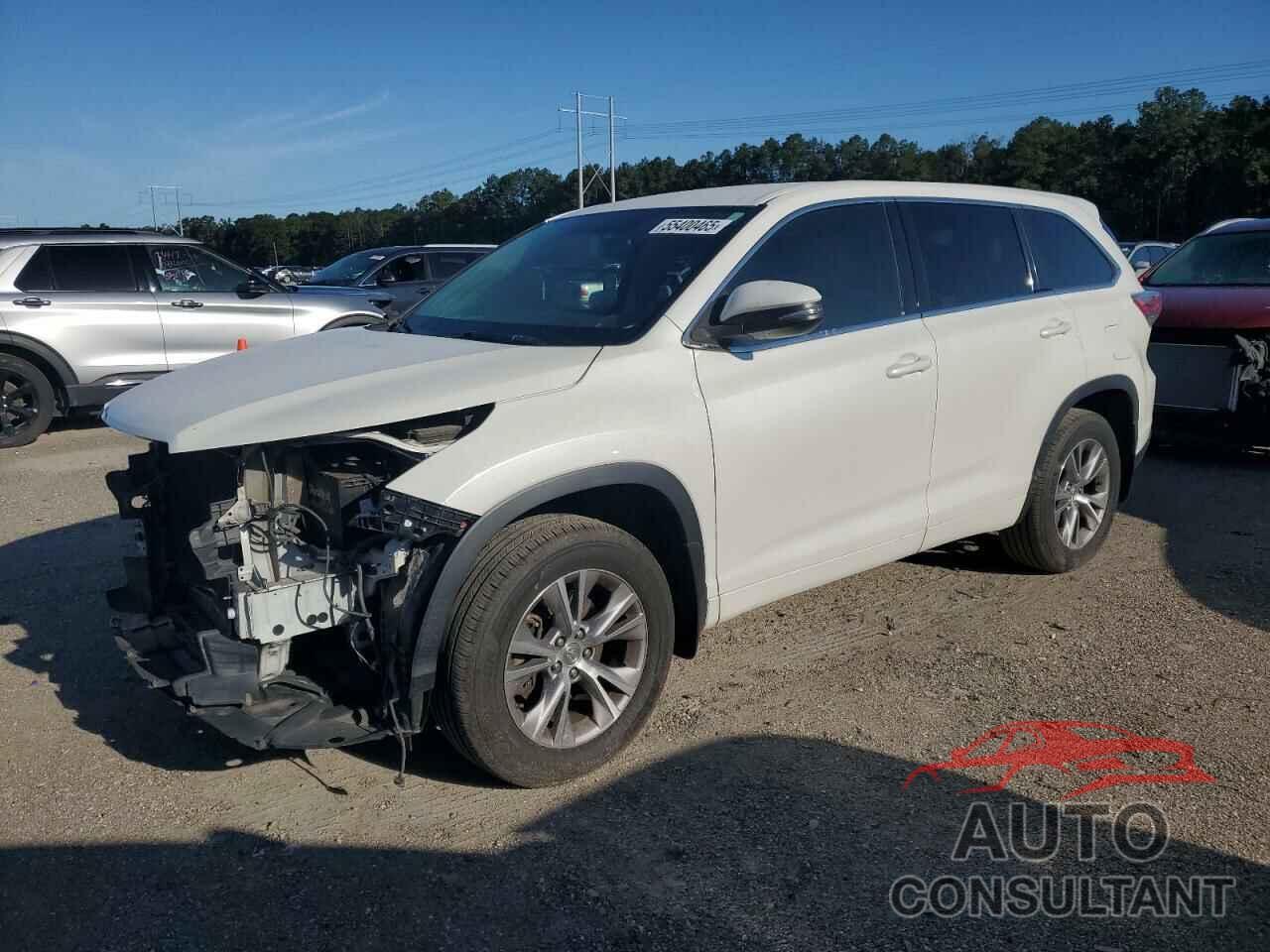 TOYOTA HIGHLANDER 2015 - 5TDZKRFH6FS039250