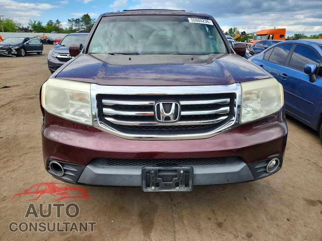 HONDA PILOT EXL 2013 - 5FNYF4H50DB072803