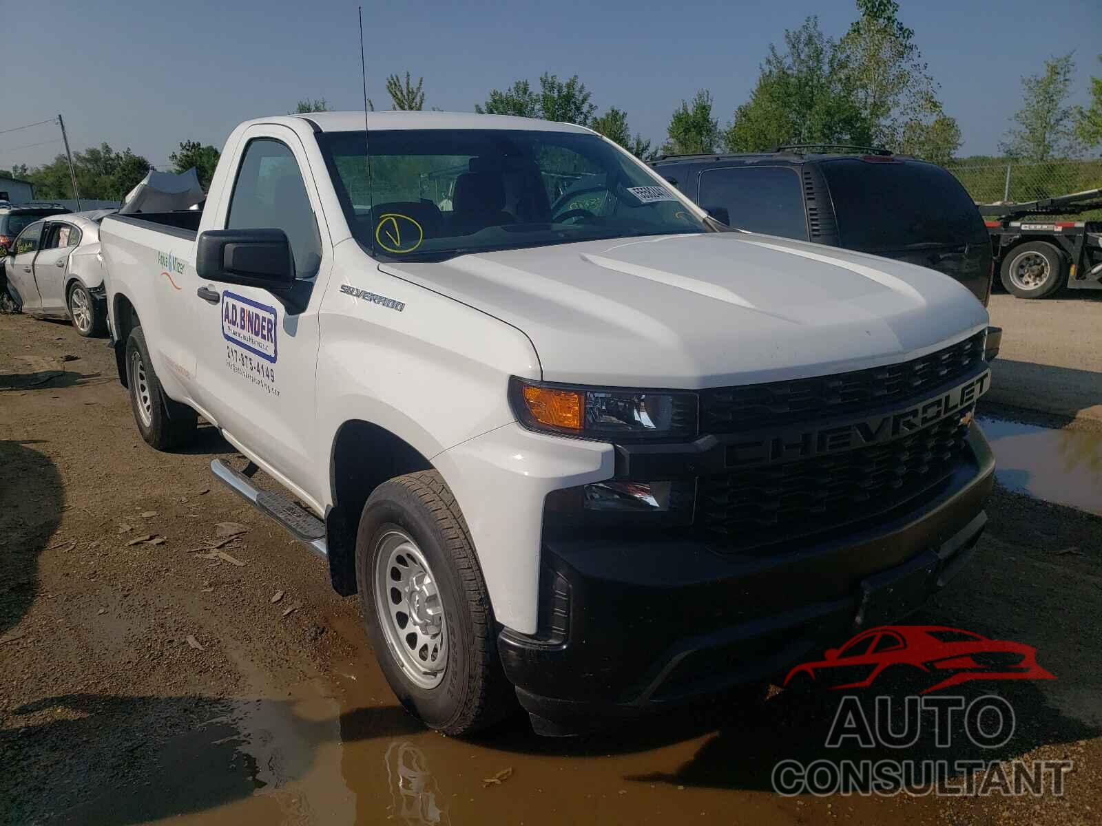 CHEVROLET SILVERADO 2019 - 3GCNWAEH2KG260228