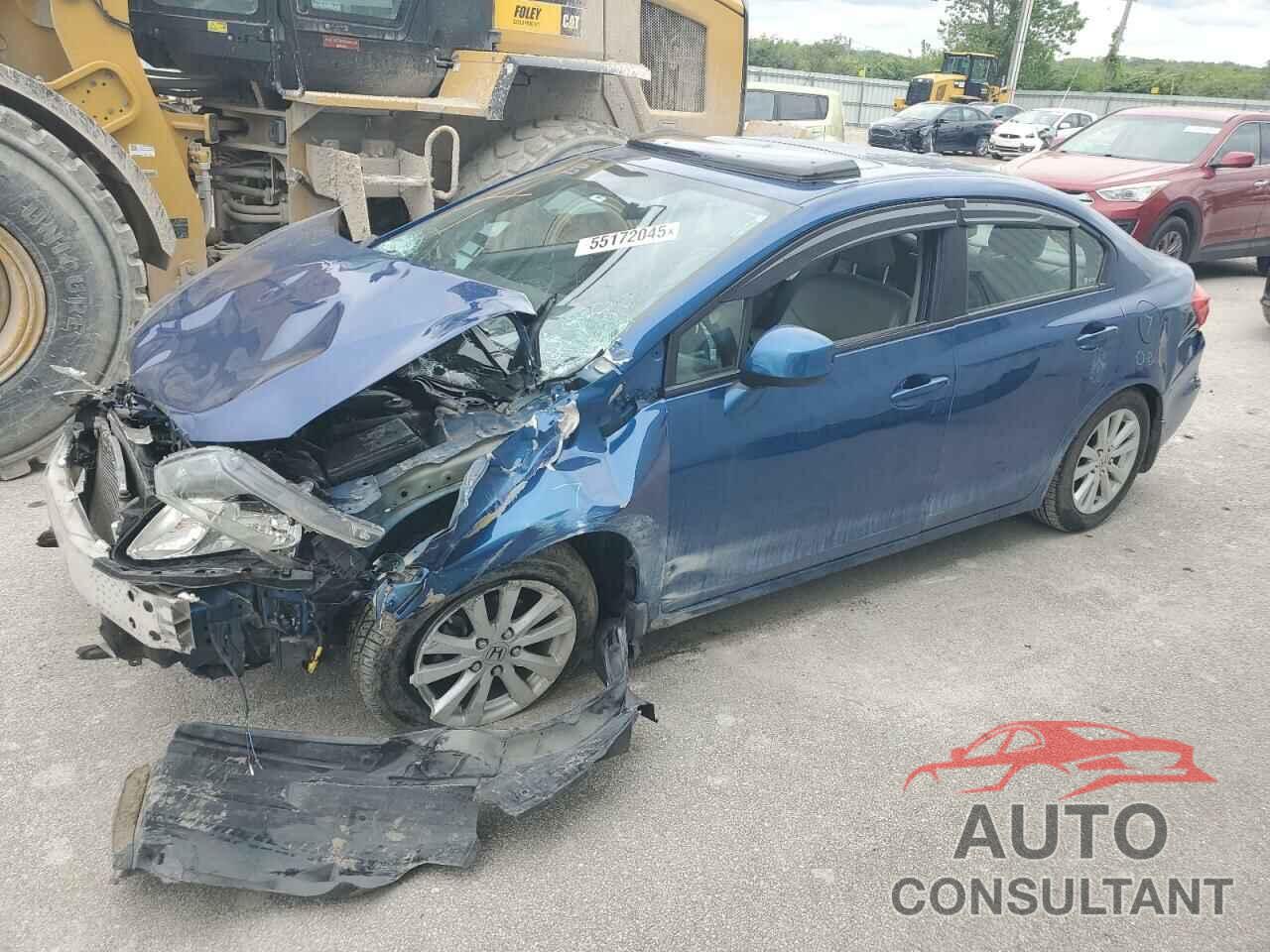 HONDA CIVIC 2012 - 2HGFB2F91CH505231
