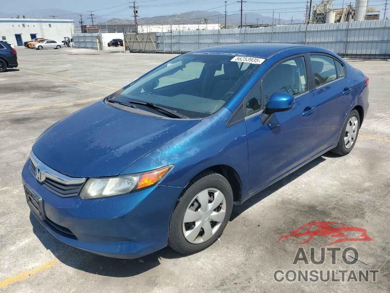 HONDA CIVIC 2012 - 19XFB2F59CE321243