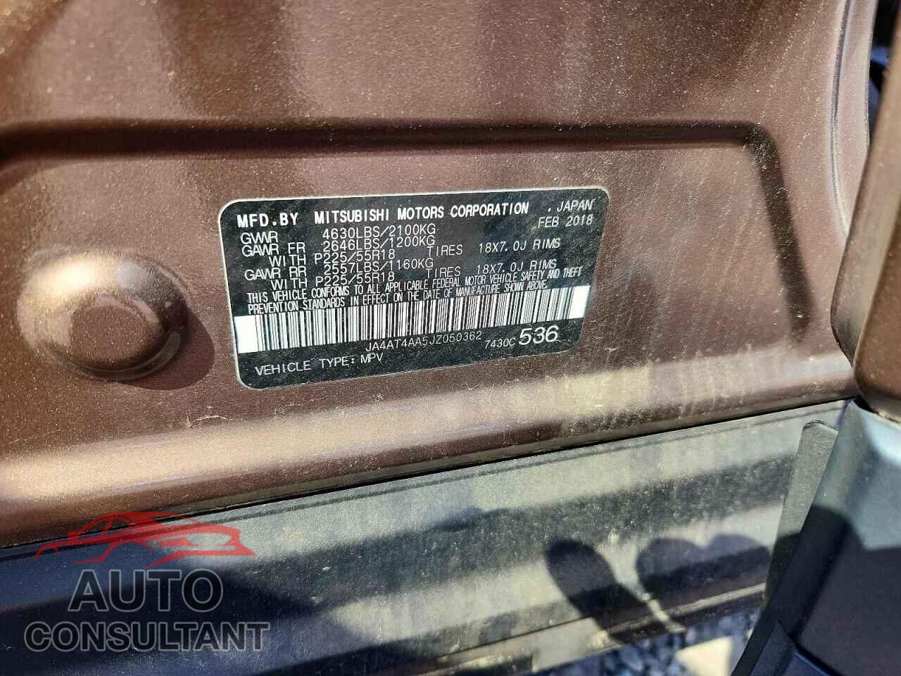 MITSUBISHI ECLIPSE 2018 - JA4AT4AA5JZ050362