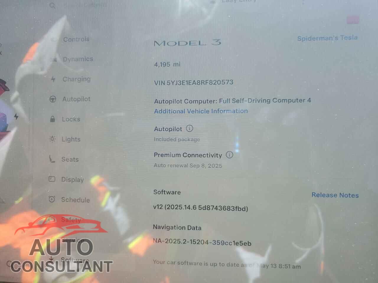 TESLA MODEL 3 2024 - 5YJ3E1EA8RF820573