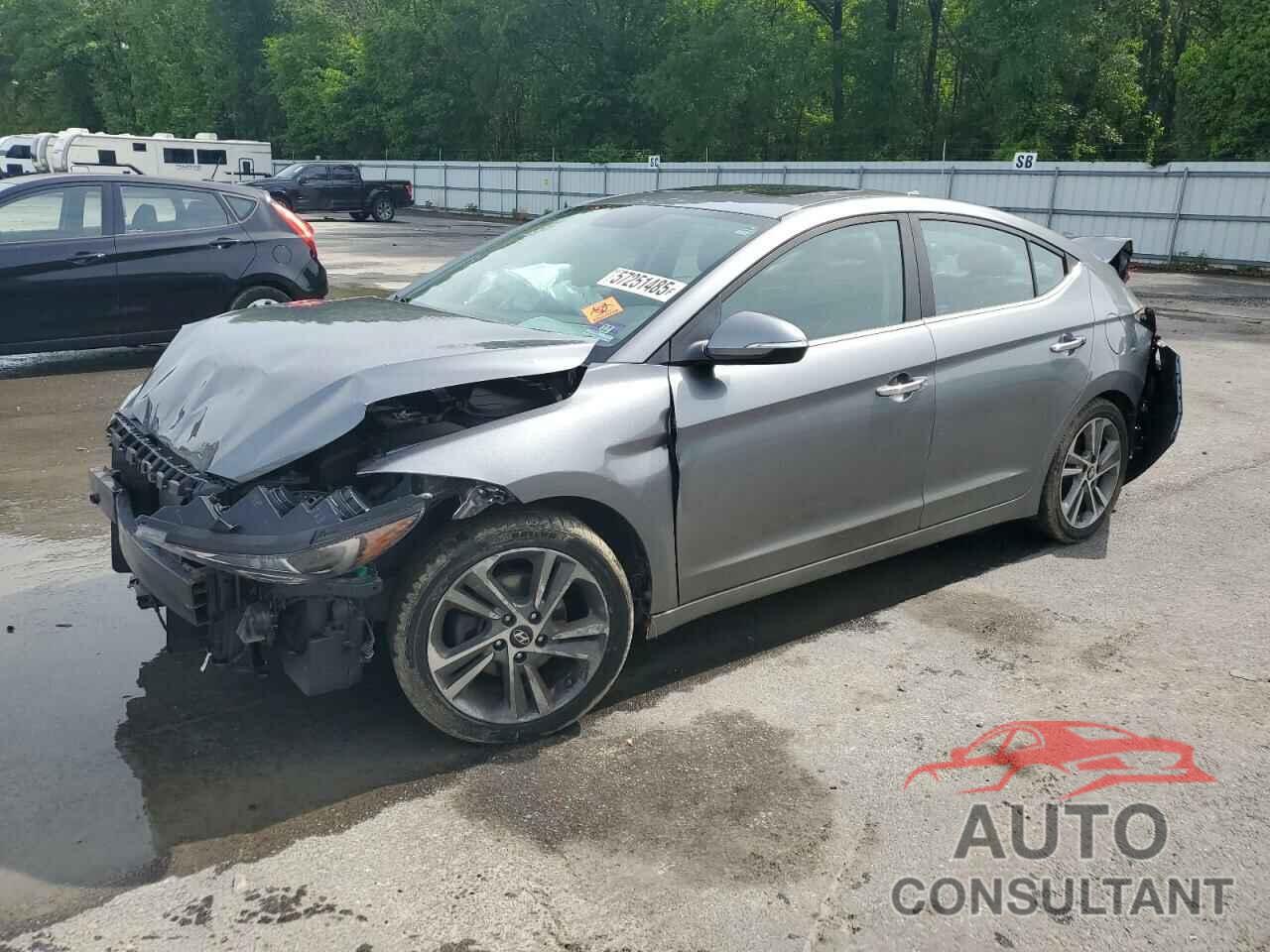 HYUNDAI ELANTRA 2017 - KMHD84LF3HU105472