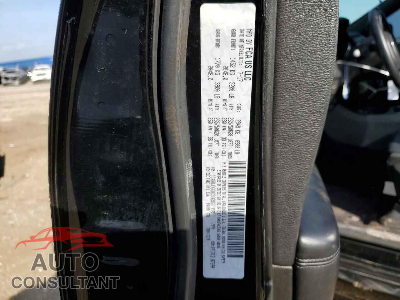 DODGE DURANGO 2017 - 1C4RDJDG6HC936966