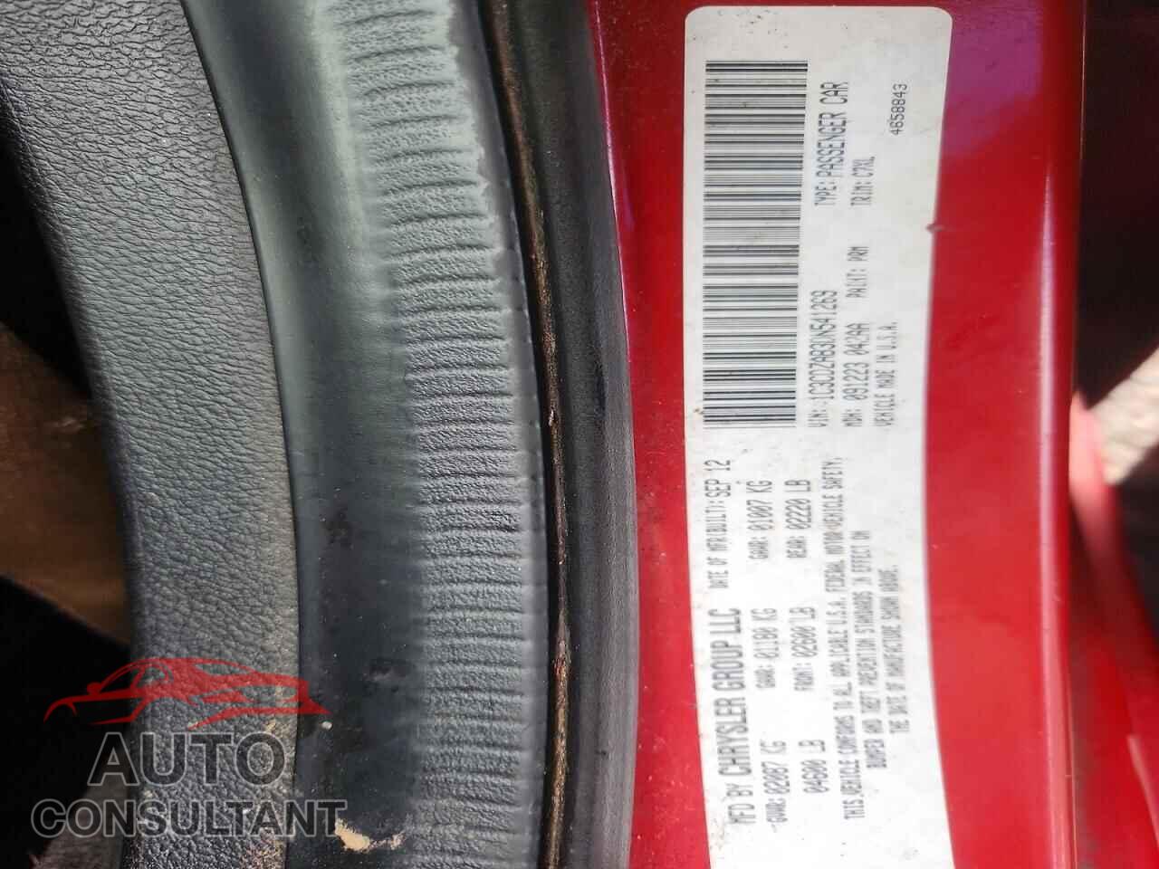 DODGE AVENGER 2013 - 1C3CDZAB3DN541269