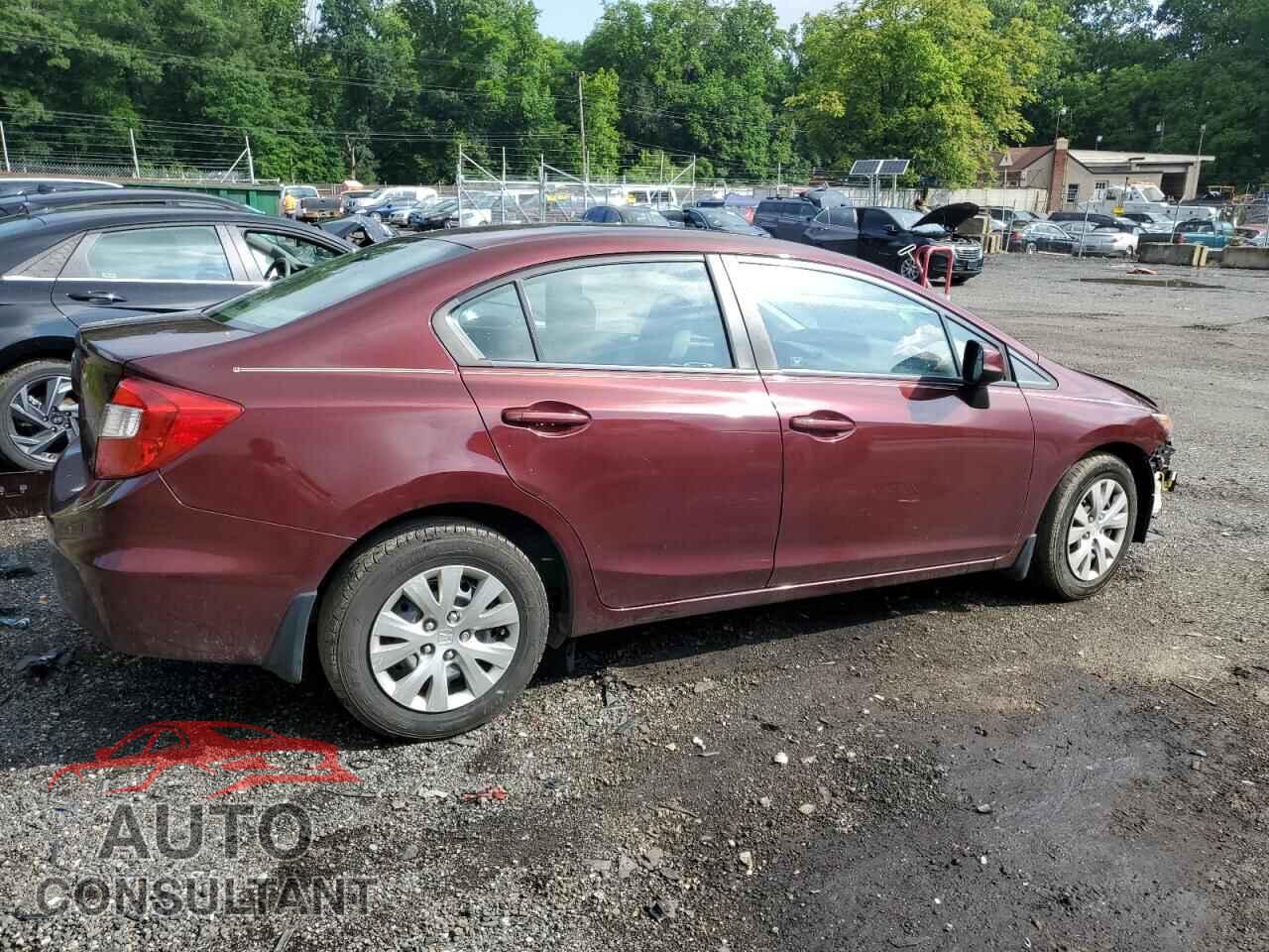HONDA CIVIC 2012 - 19XFB2F55CE110394