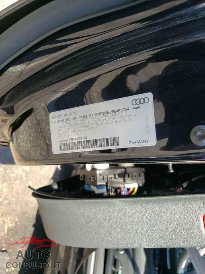 AUDI A5 2021 - WAUWAGF58MN001714