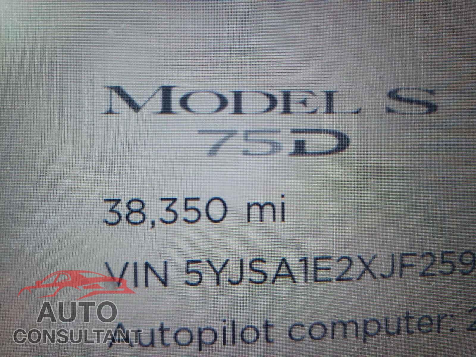 TESLA MODEL S 2018 - 5YJSA1E2XJF259216