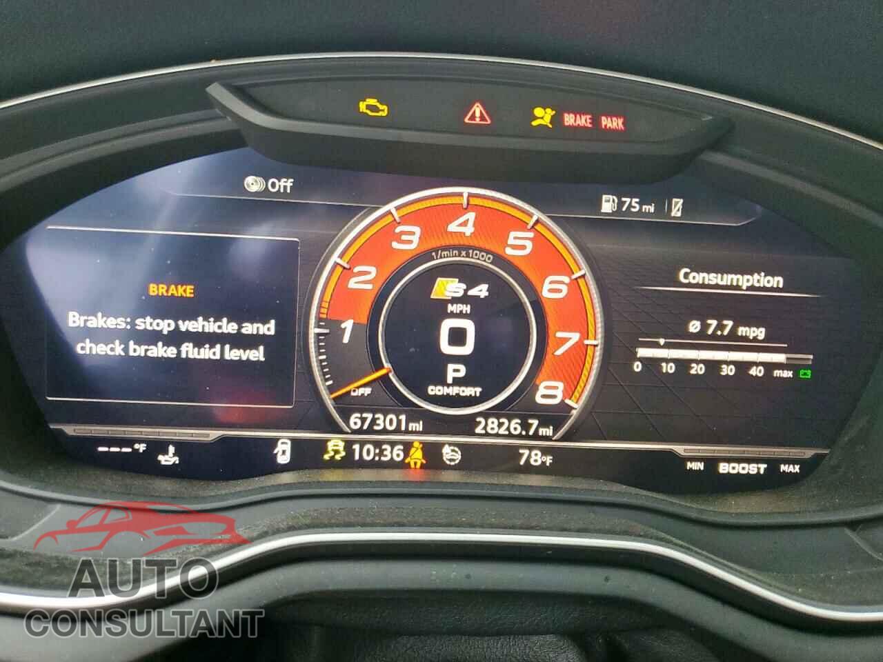 AUDI S4/RS4 2019 - WAUC4AF47KA110538