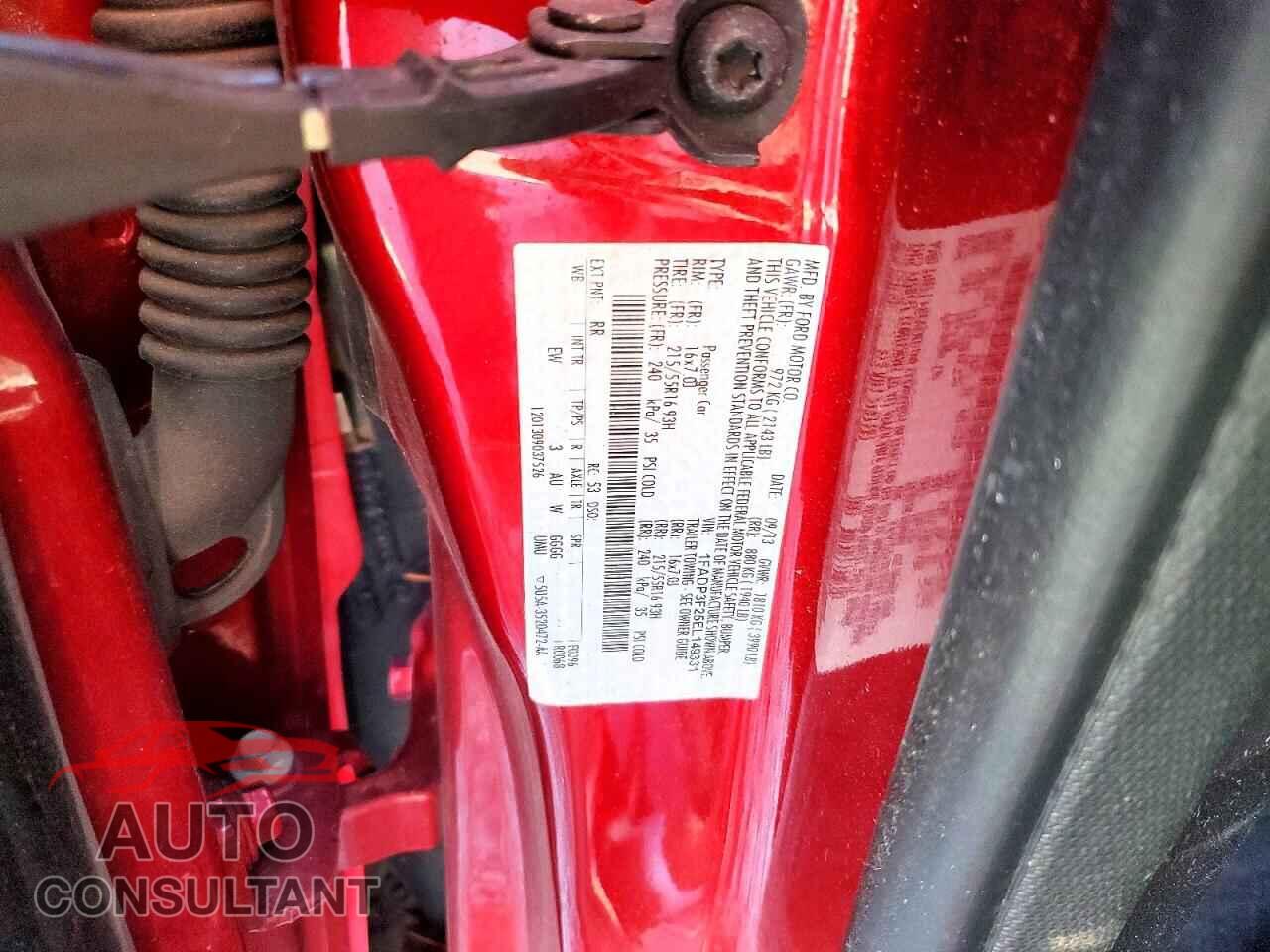 FORD FOCUS 2014 - 1FADP3F25EL149331
