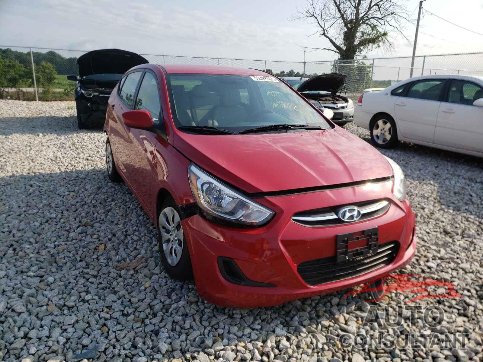 HYUNDAI ACCENT 2017 - KMHCT5AE8HU326236