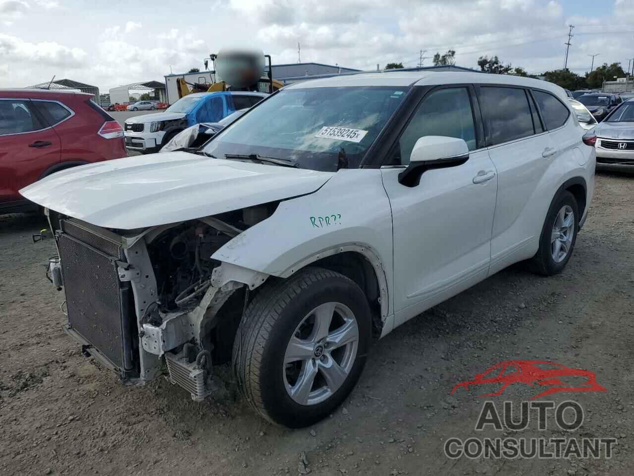 TOYOTA HIGHLANDER 2021 - 5TDCZRAH8MS517934