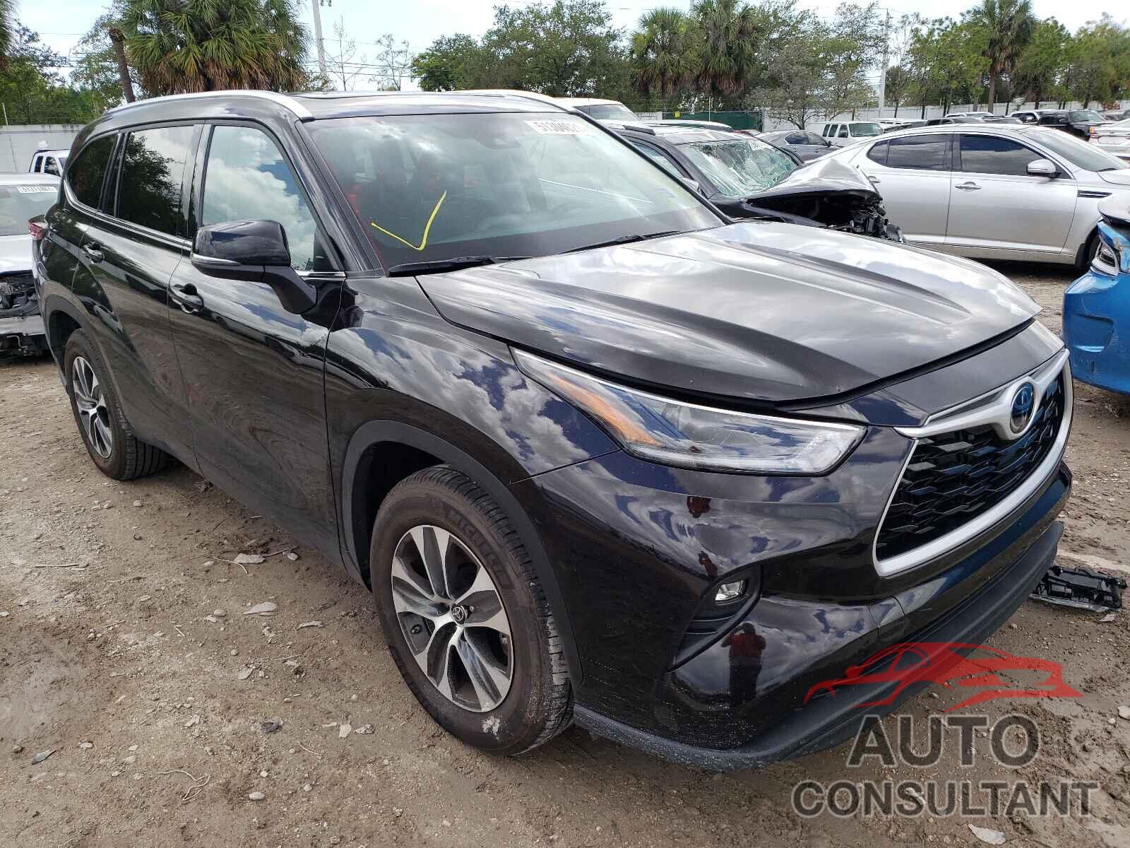 TOYOTA HIGHLANDER 2021 - 5TDGZRAH4MS061321