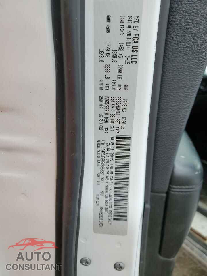 DODGE DURANGO 2015 - 1C4RDJDG6FC885627