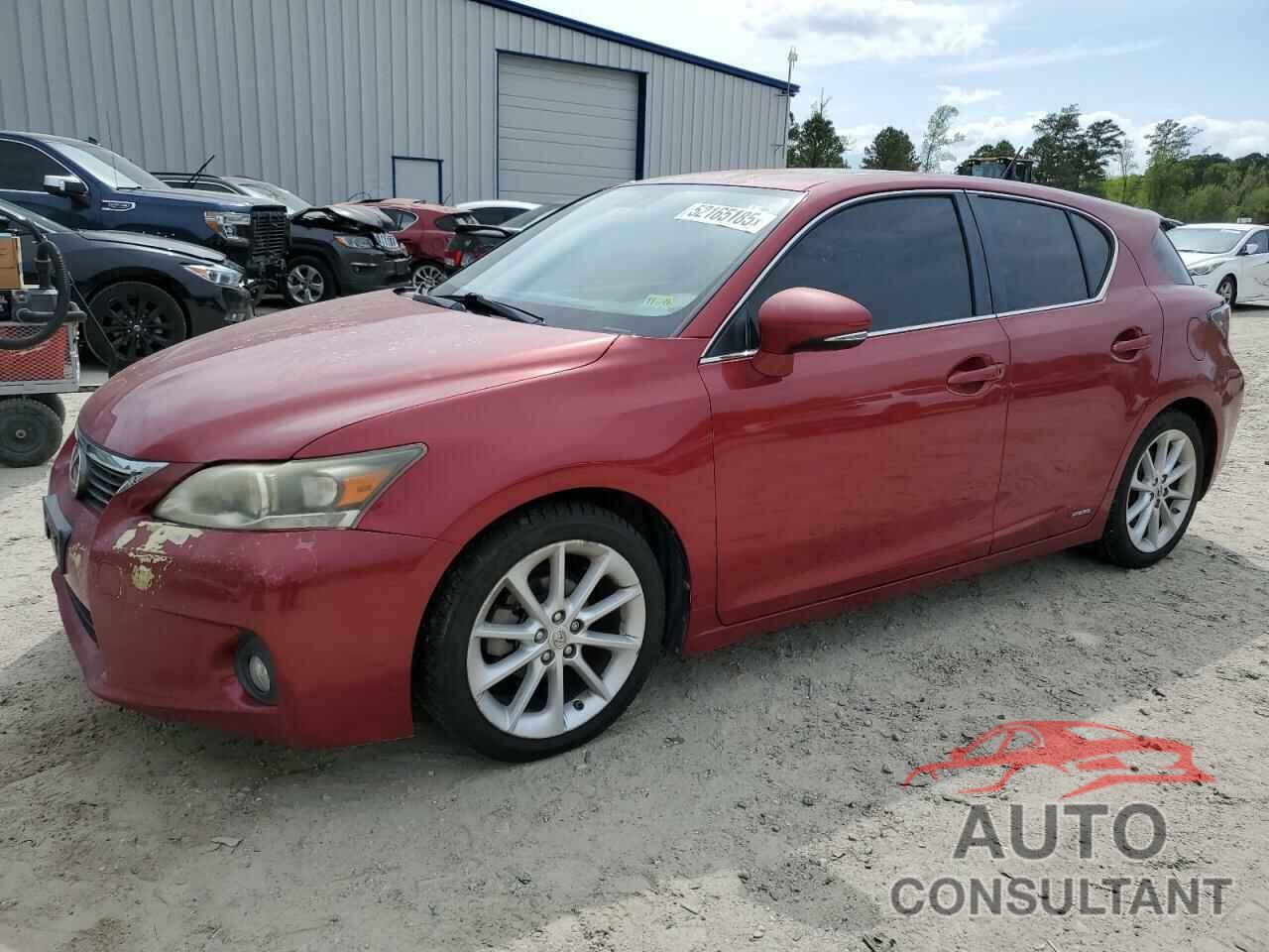 LEXUS CT 200 2012 - JTHKD5BH0C2086284