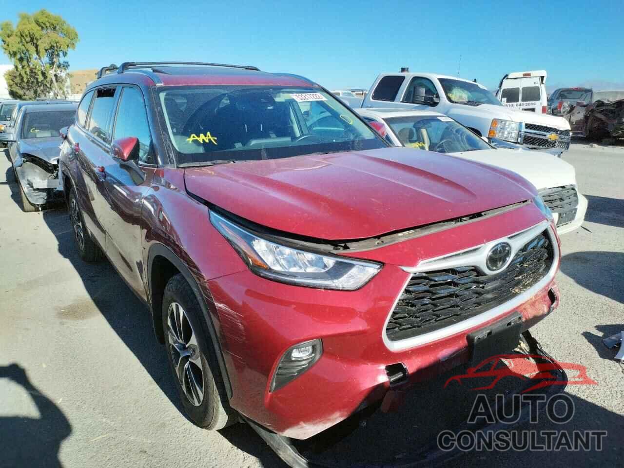 TOYOTA HIGHLANDER 2020 - 5TDHZRBH6LS507437