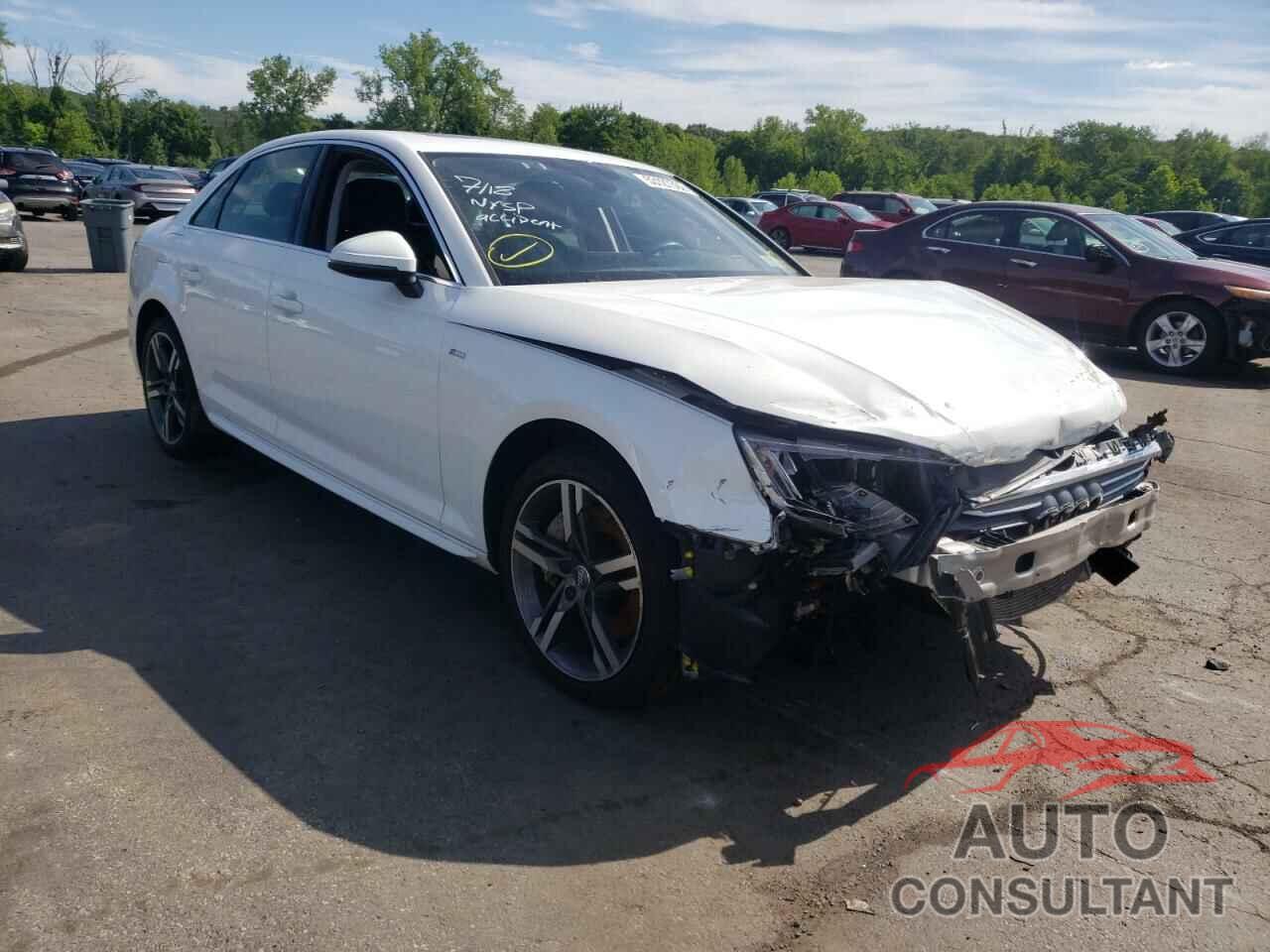 AUDI A4 2017 - WAUENAF43HN010461