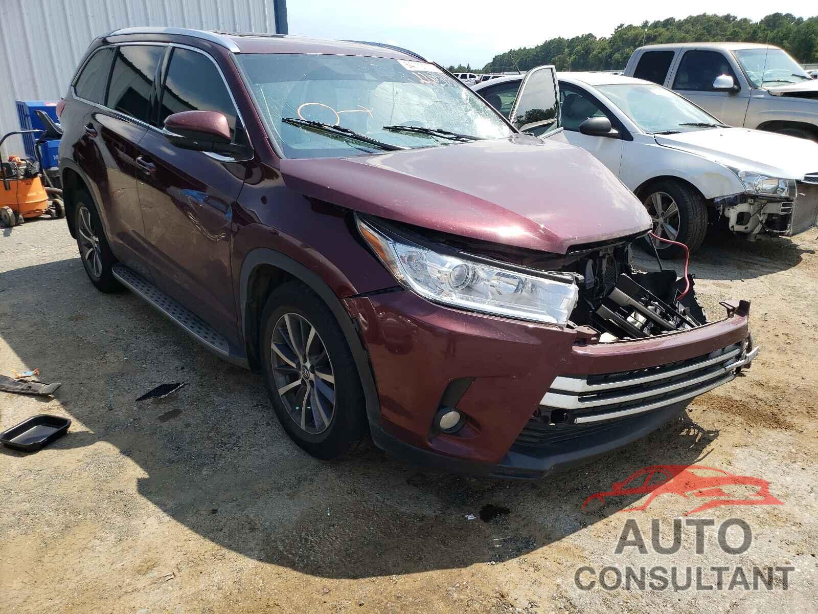 TOYOTA HIGHLANDER 2017 - 5TDKZRFHXHS220612