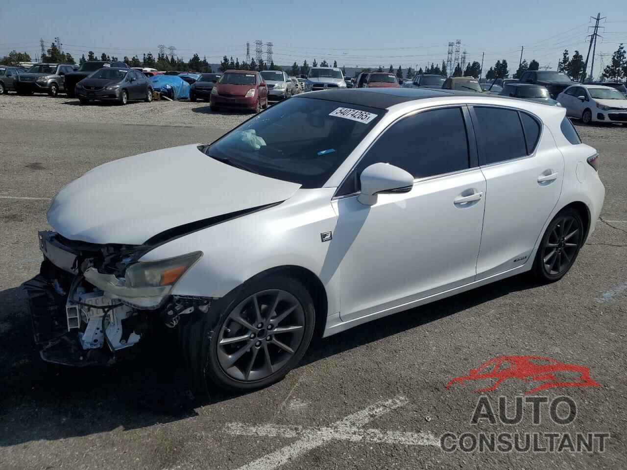 LEXUS CT 200 2012 - JTHKD5BH5C2102088