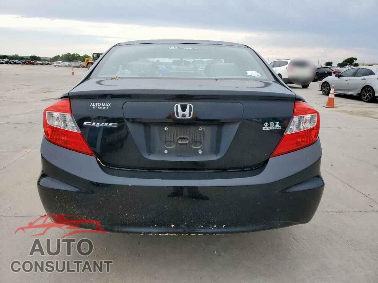 HONDA CIVIC 2012 - 19XFB2F83CE391542