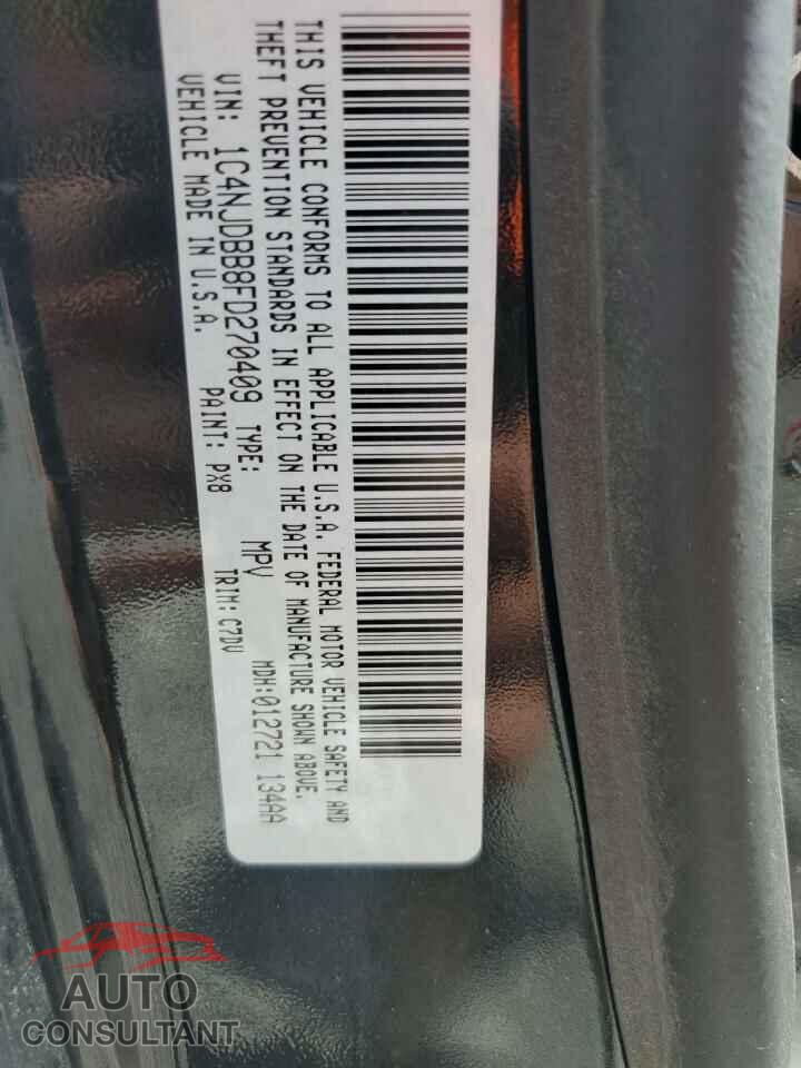 JEEP COMPASS 2015 - 1C4NJDBB8FD270409