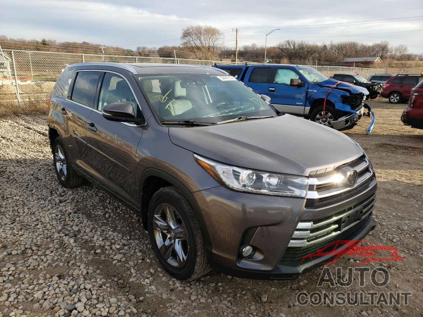TOYOTA HIGHLANDER 2018 - 5TDDZRFH8JS837733