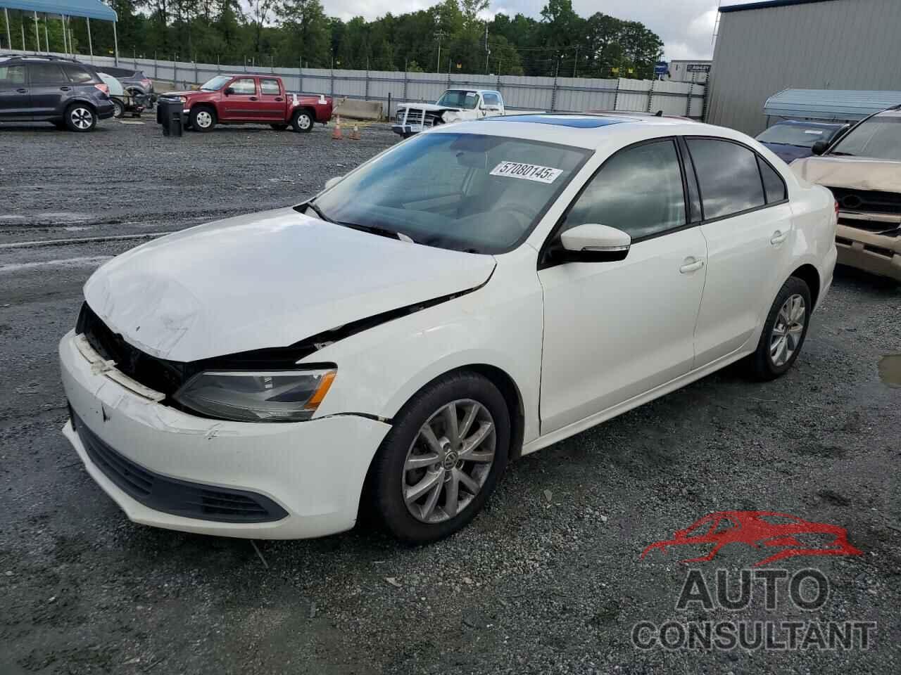 VOLKSWAGEN JETTA 2012 - 3VWDP7AJ4CM335256