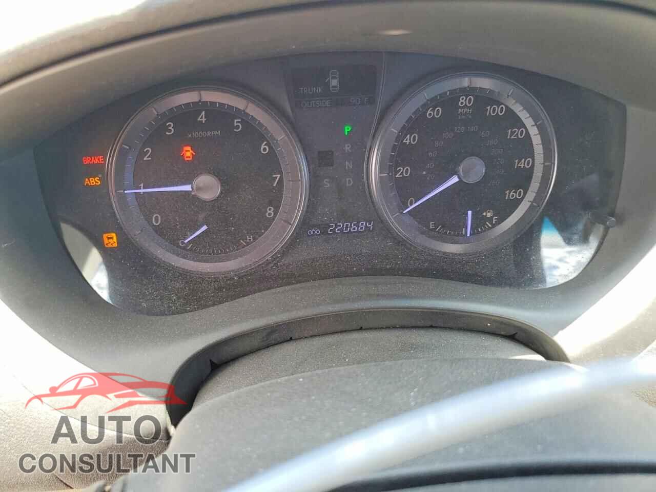 LEXUS ES350 2012 - JTHBK1EGXC2497404