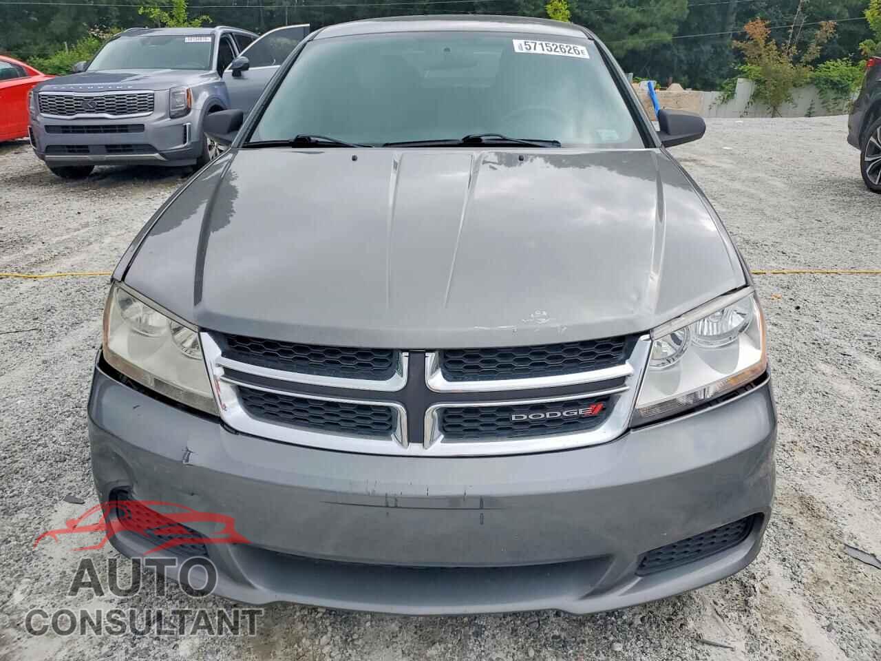 DODGE AVENGER 2012 - 1C3CDZAB2CN290176