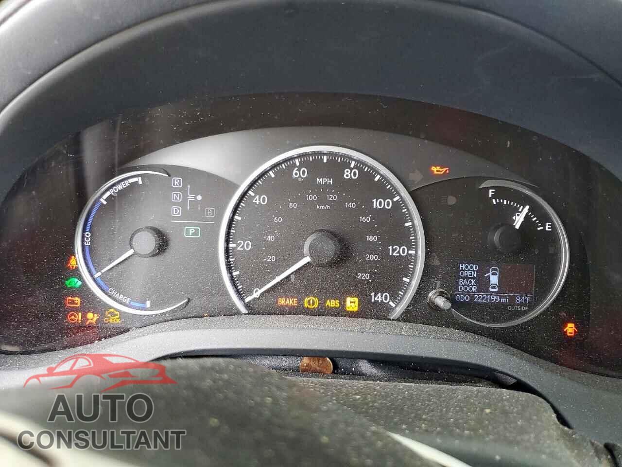 LEXUS CT 200 2011 - JTHKD5BH4B2012946