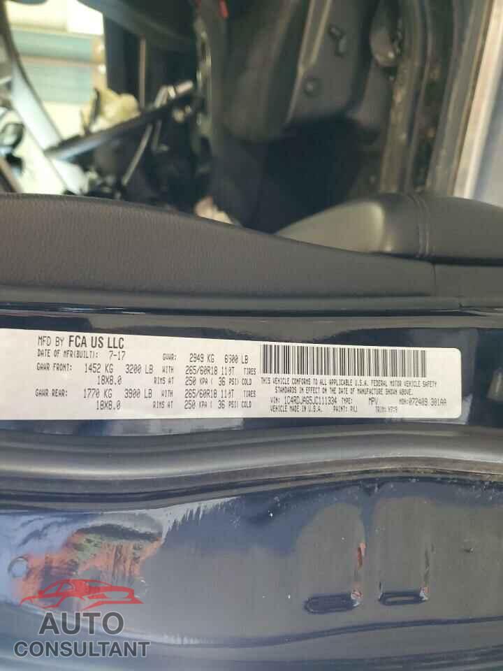 DODGE DURANGO 2018 - 1C4RDJAG5JC111334