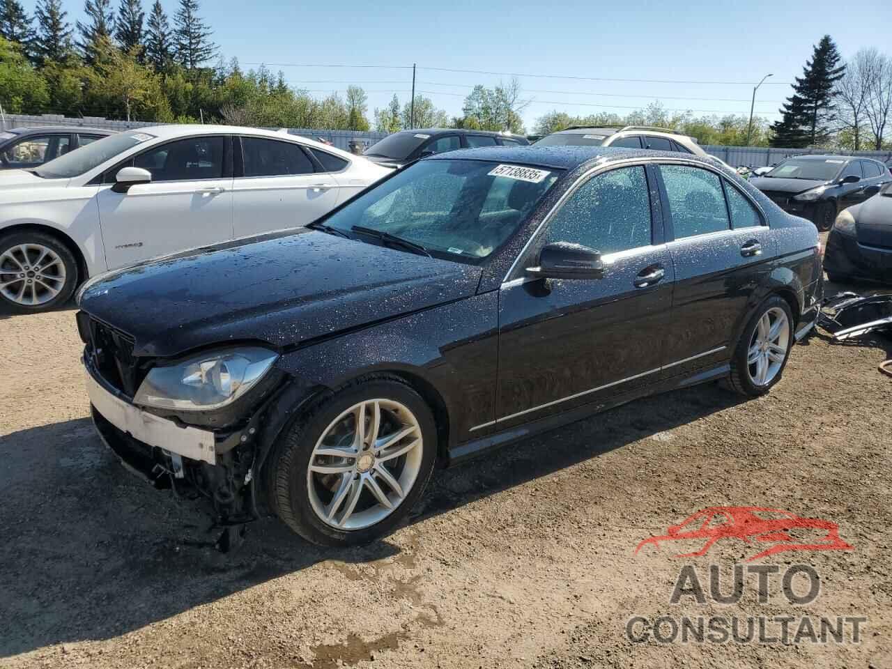 MERCEDES-BENZ C-CLASS 2012 - WDDGF8FB1CF912292
