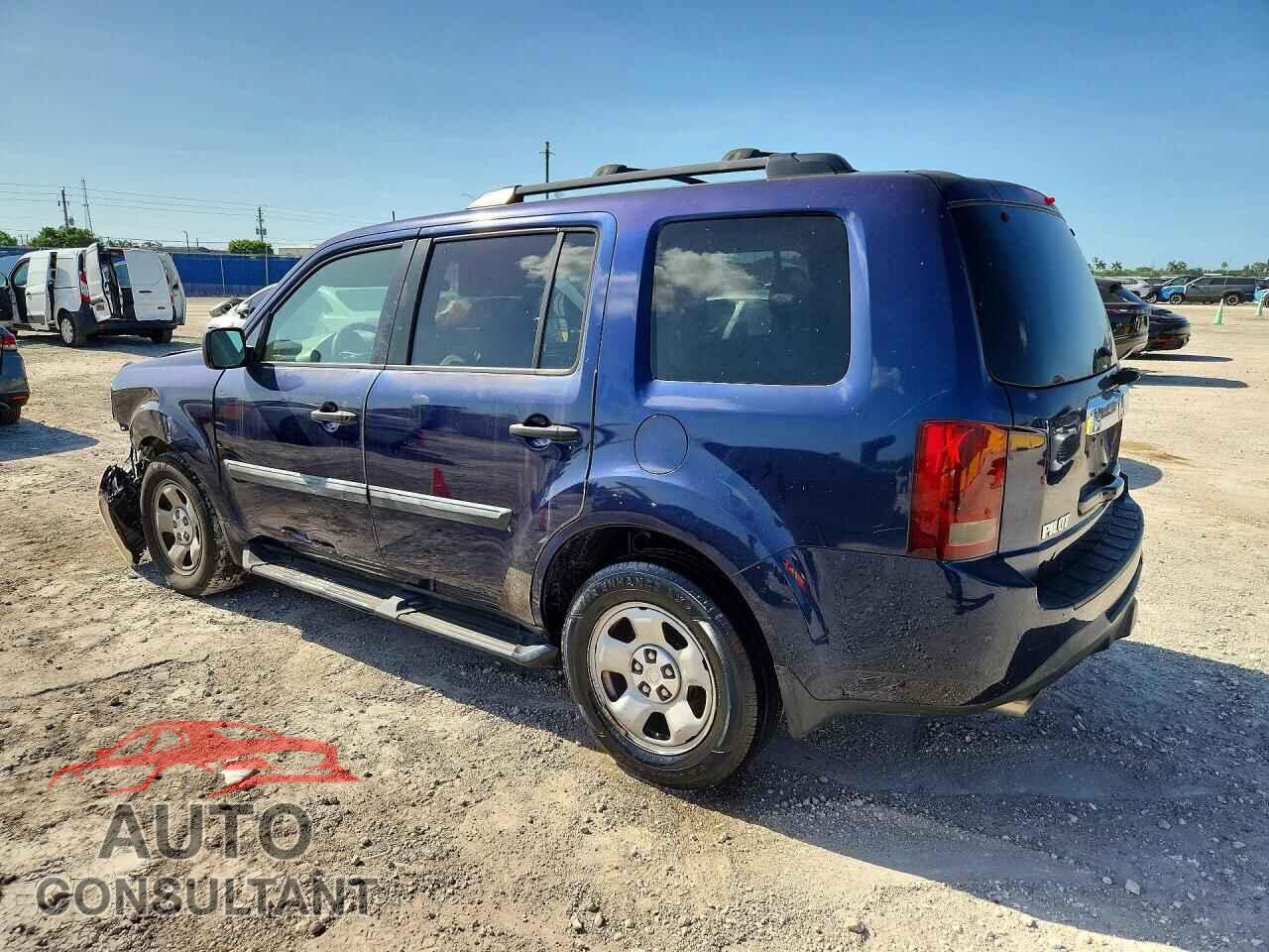 HONDA PILOT 2013 - 5FNYF3H22DB038443