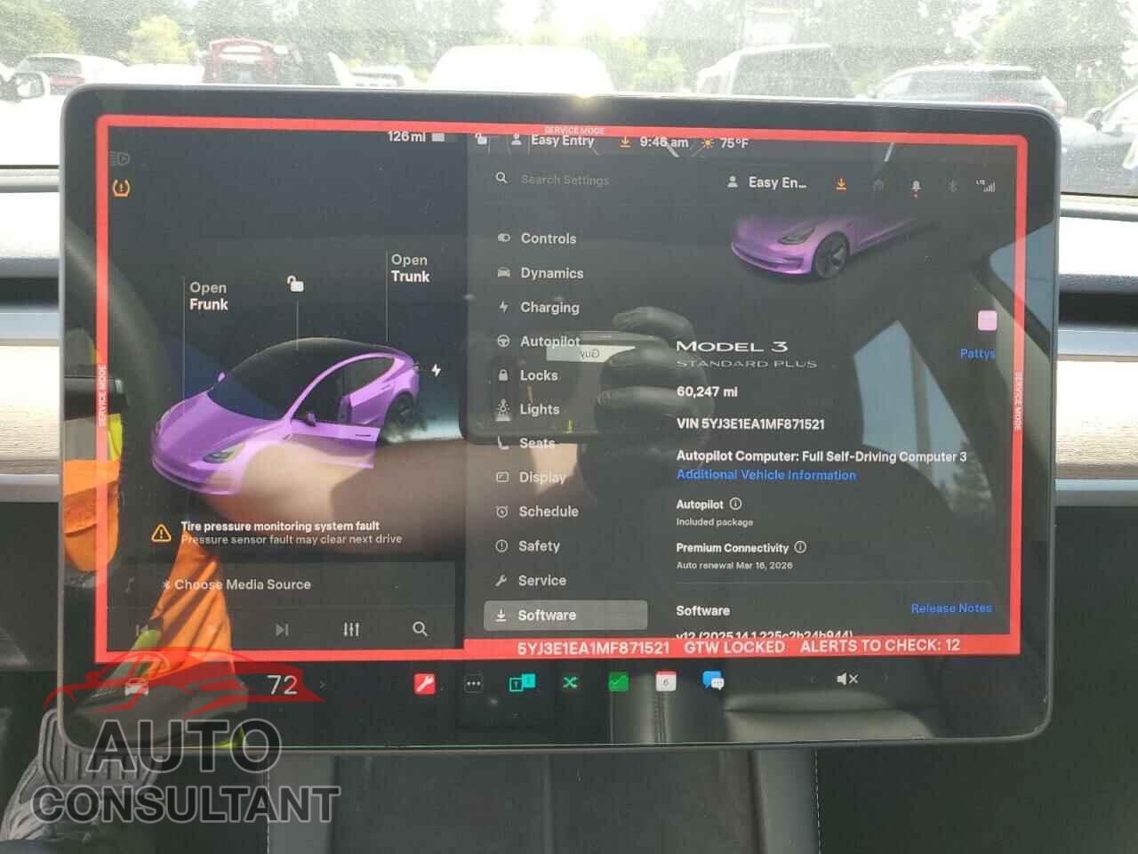 TESLA MODEL 3 2021 - 5YJ3E1EA1MF871521