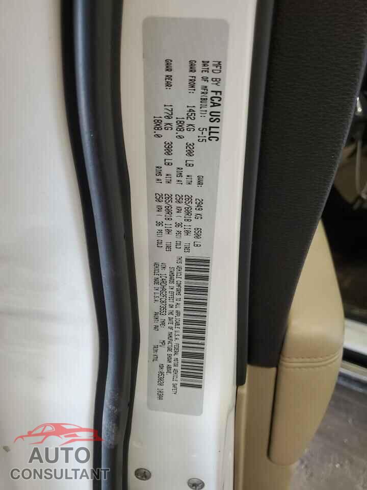 DODGE DURANGO 2015 - 1C4RDHAG2FC873553