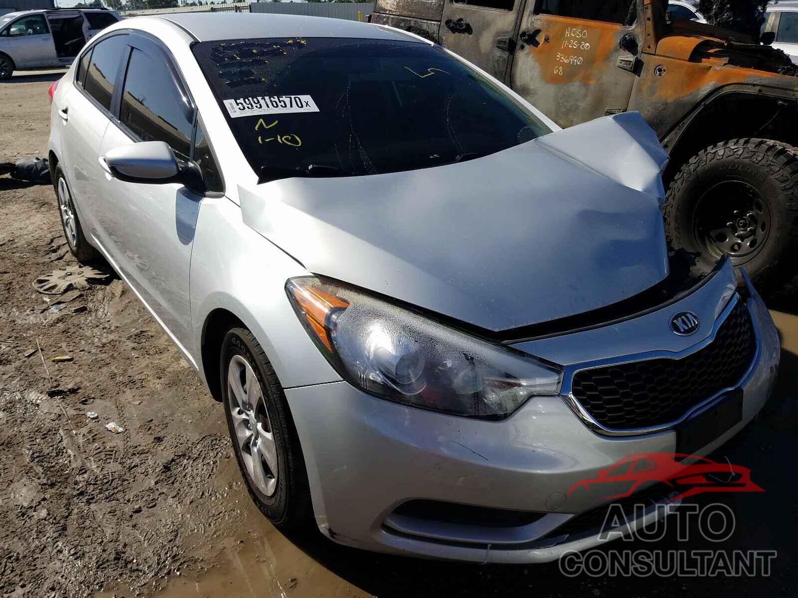 KIA FORTE 2016 - KNAFK4A68G5522528